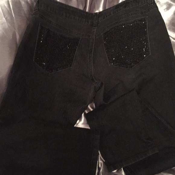 Indigo off black skinny jeans size 11 - Picture 4 of 5